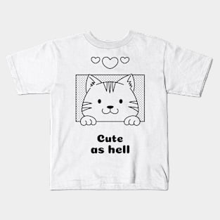 Very cute cat Kids T-Shirt